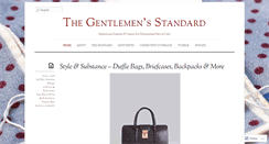 Desktop Screenshot of gentlemenstandard.com